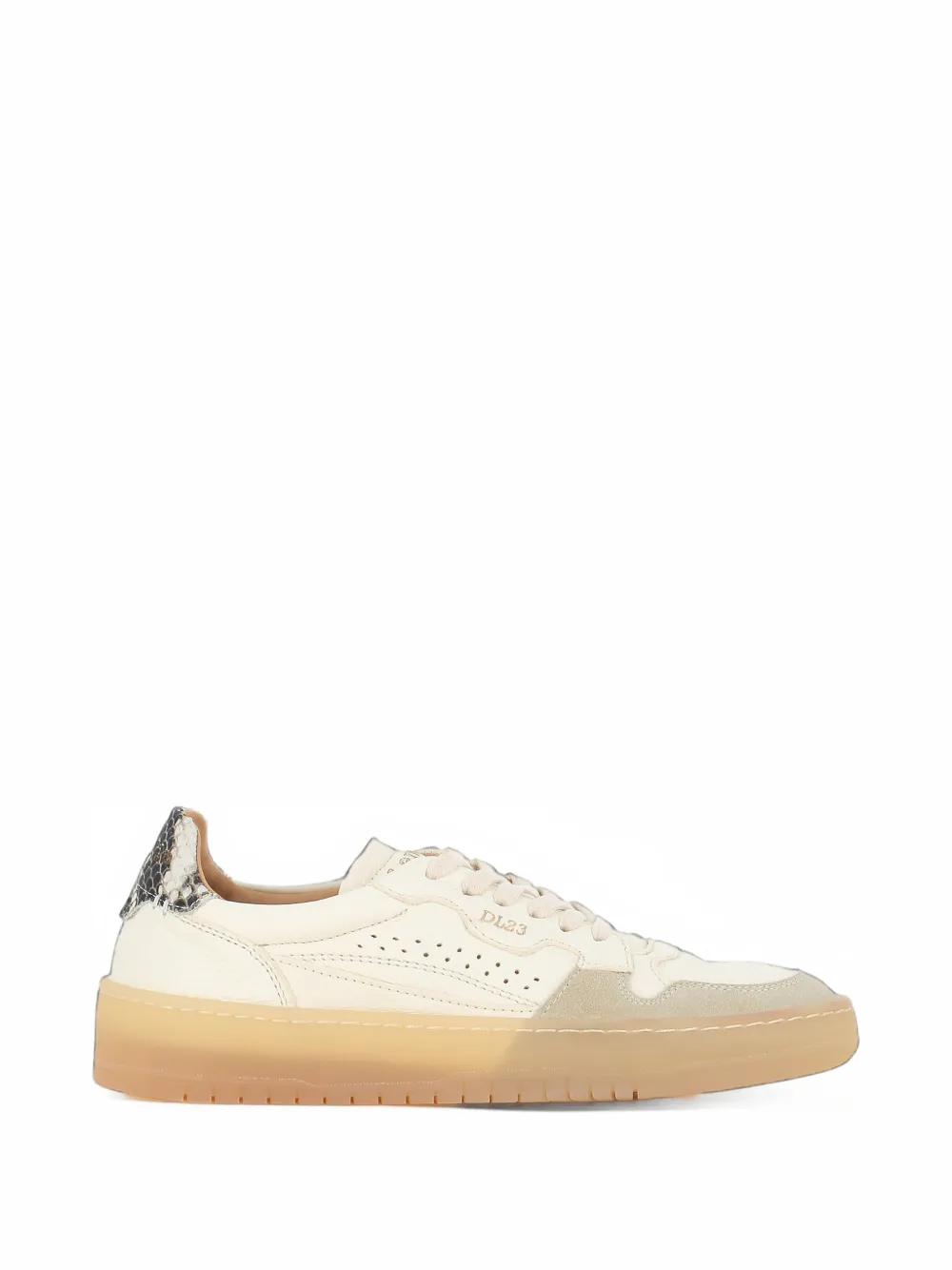 LEMARGO snakeskin-effect panelled sneakers - Tons neutres LEMARGO snakeskin-effect panelled sneakers - Tons neutres