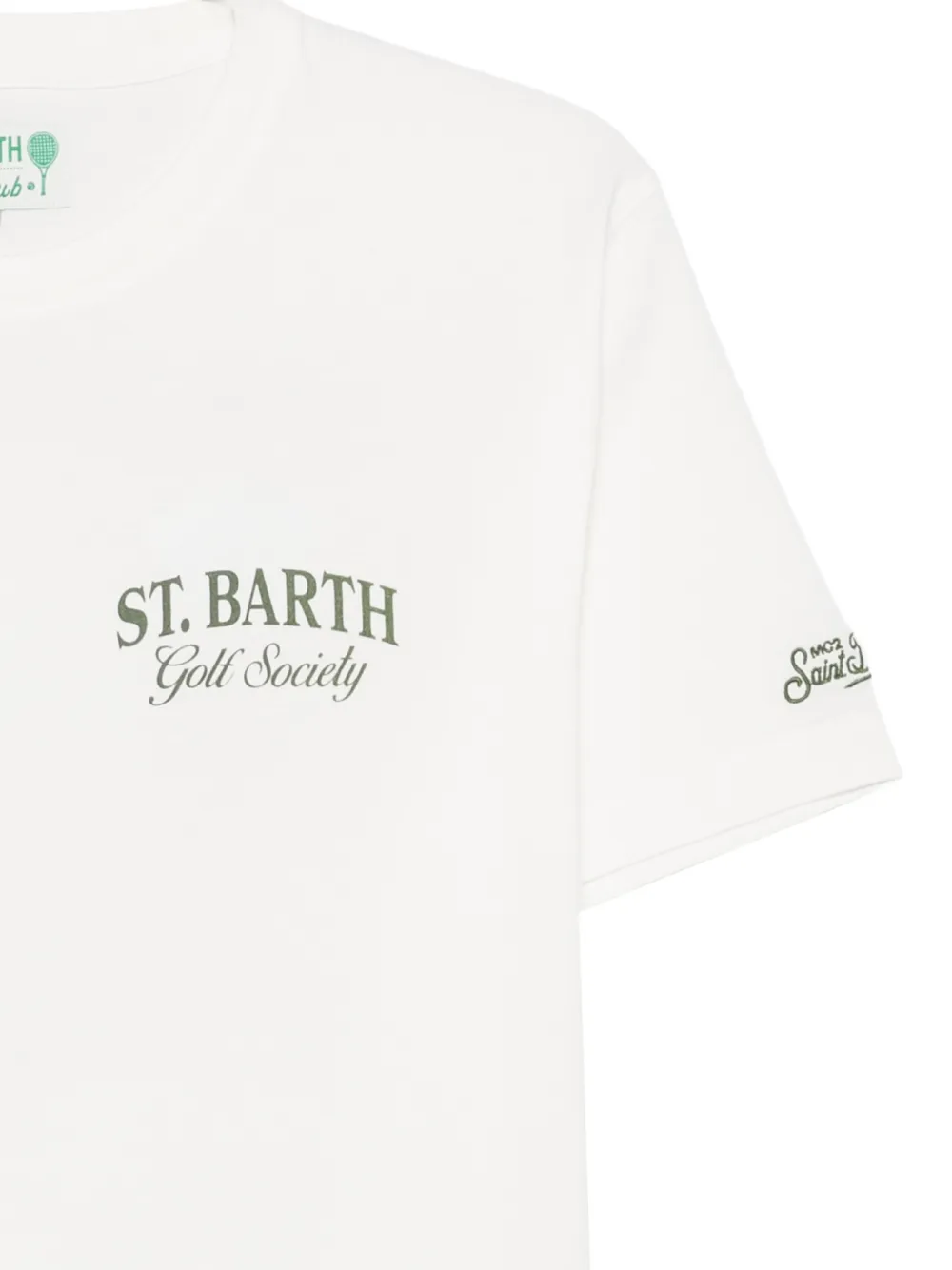 MC2 Saint Barth Arnott T-shirt met logo-print Wit