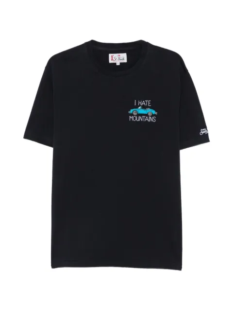 MC2 Saint Barth Arnott embroidered logo-patch T-shirt