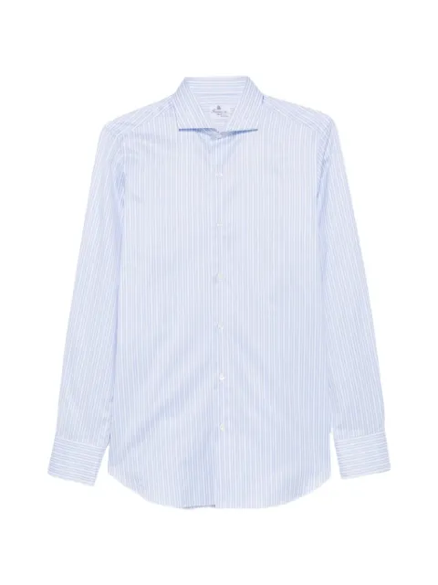 Finamore 1925 Napoli Milano striped cotton shirt