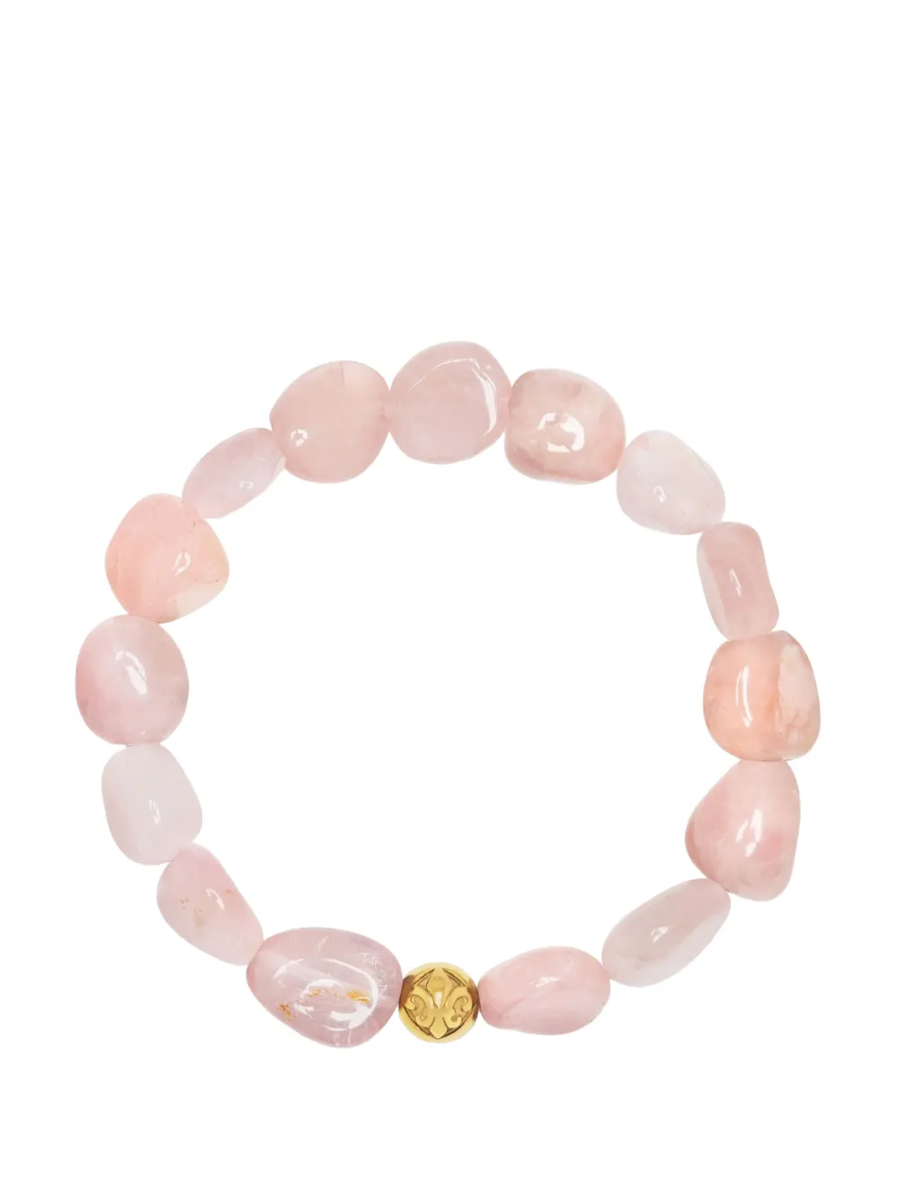 Nialaya Jewelry rose quartz gemstone bracelet - Rosa