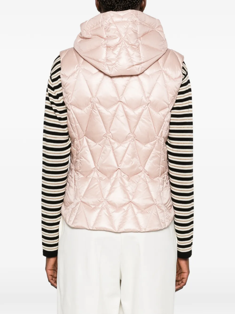 Moose Knuckles quilted hooded gilet Roze