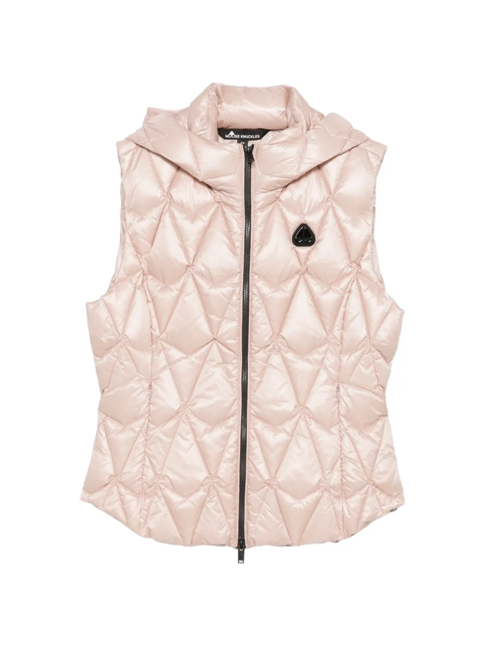 Moose Knuckles quilted hooded gilet - Rosa