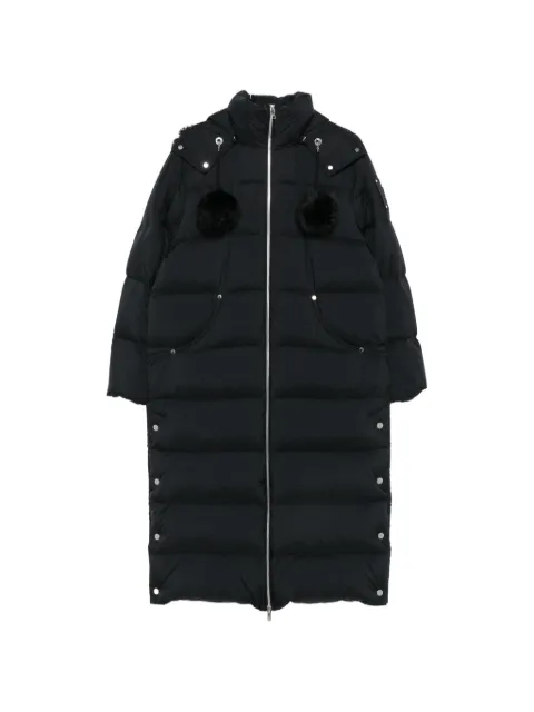 Moose Knuckles Everest pom-pom hooded puffer coat