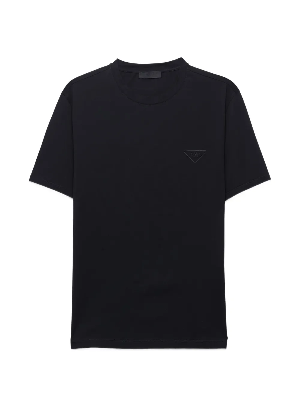 Prada stretch cotton T-shirt Zwart