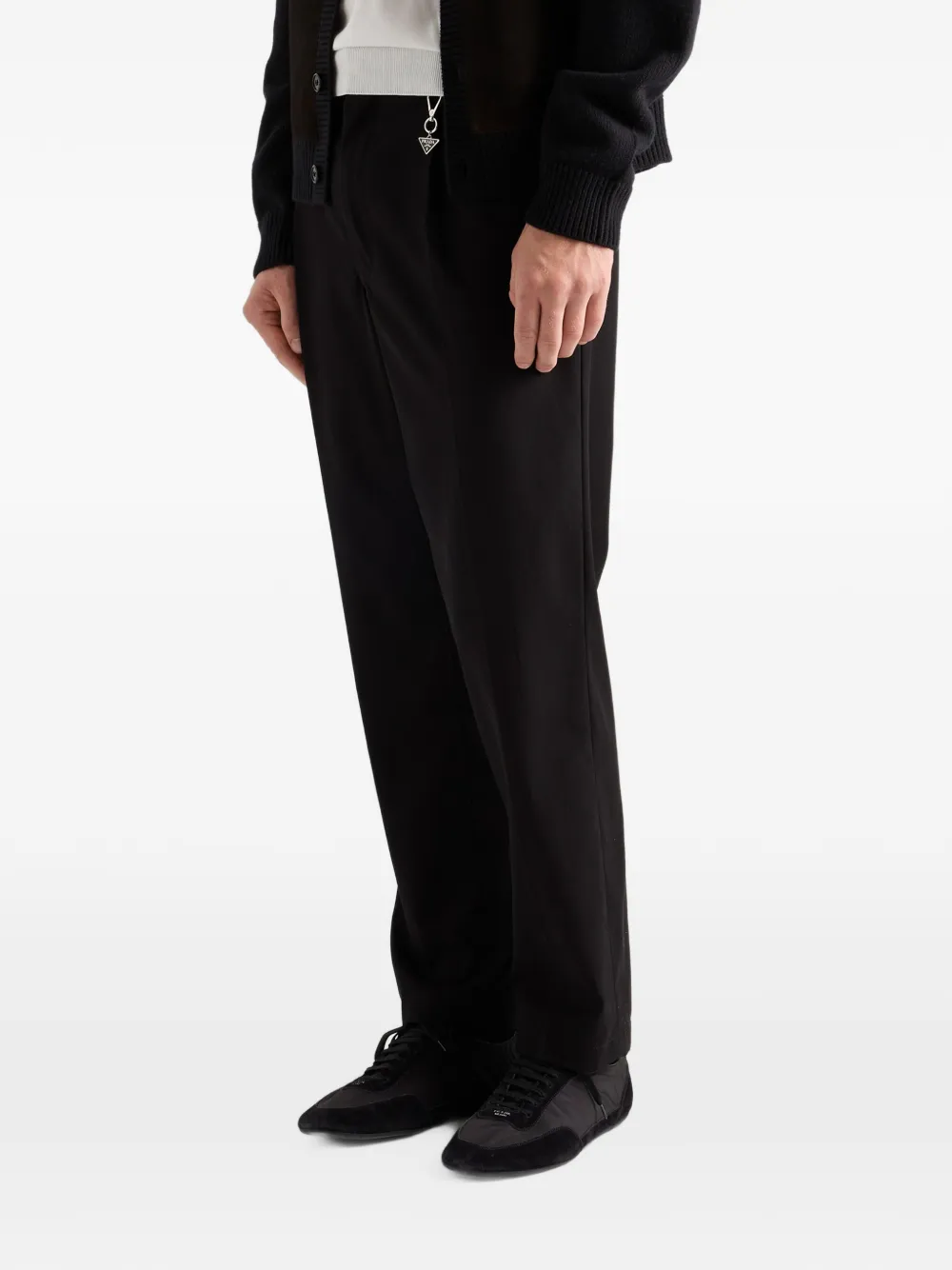 Prada cotton pants Zwart