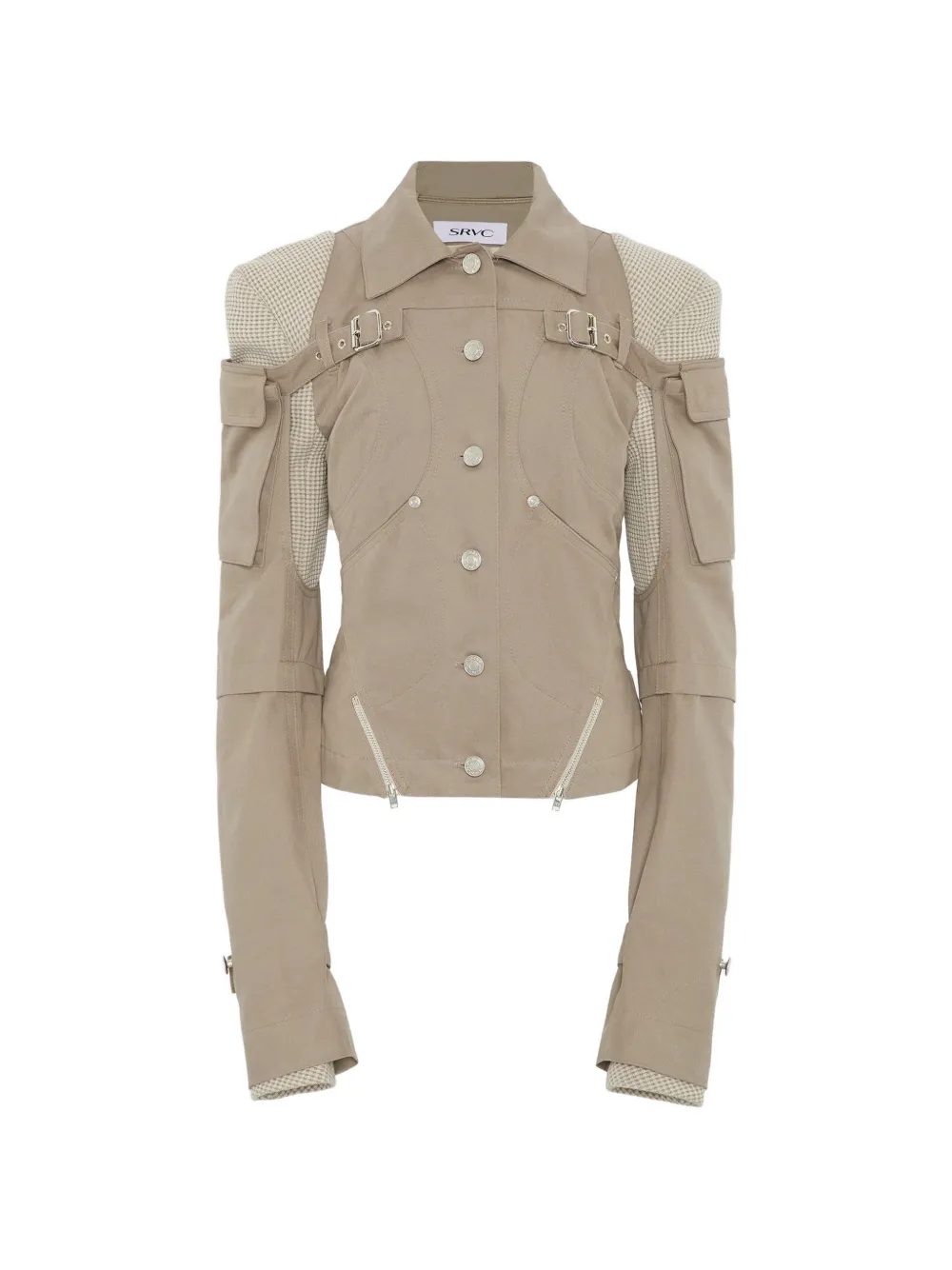SRVC Studio Mecha cargo jacket | gris | Image 1