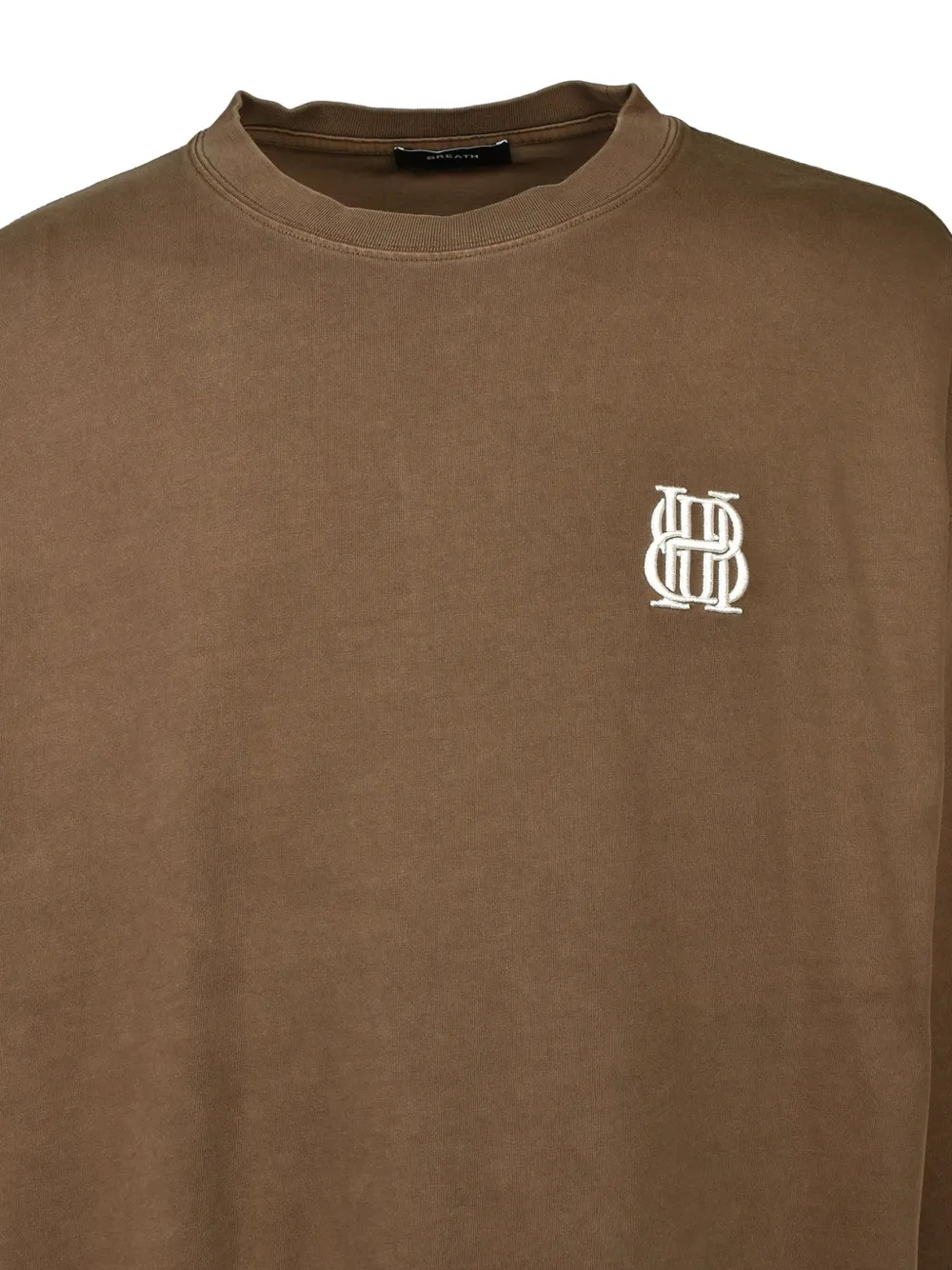 BREATH logo-embroidered T-shirt Bruin