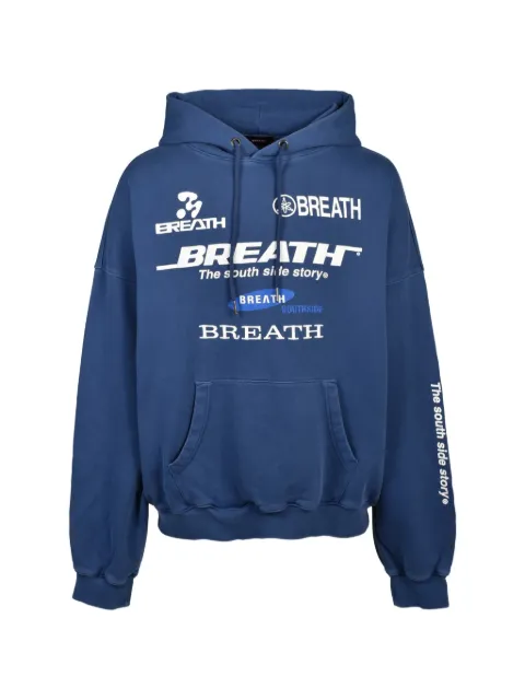 BREATH Company graphic-print hoodie