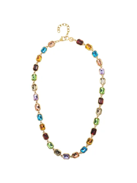 Nialaya Jewelry collar con cristales y esmeralda