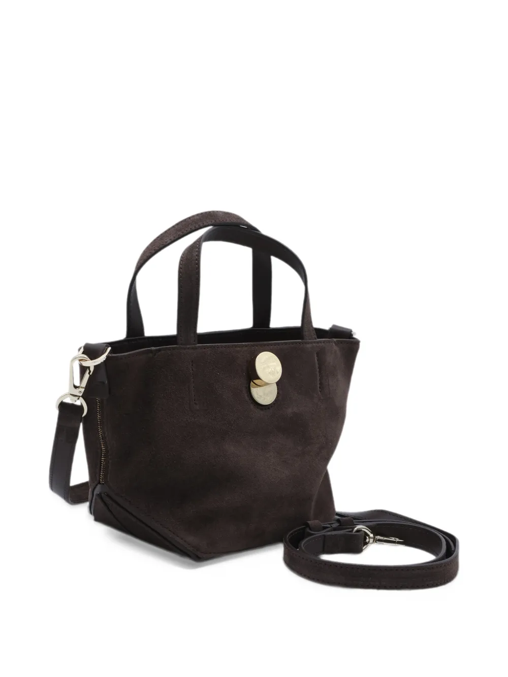 Fabiana Filippi suede tote bag Bruin