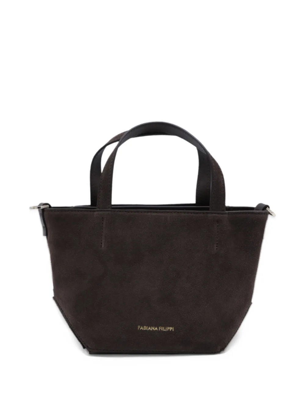 Fabiana Filippi suede tote bag Bruin