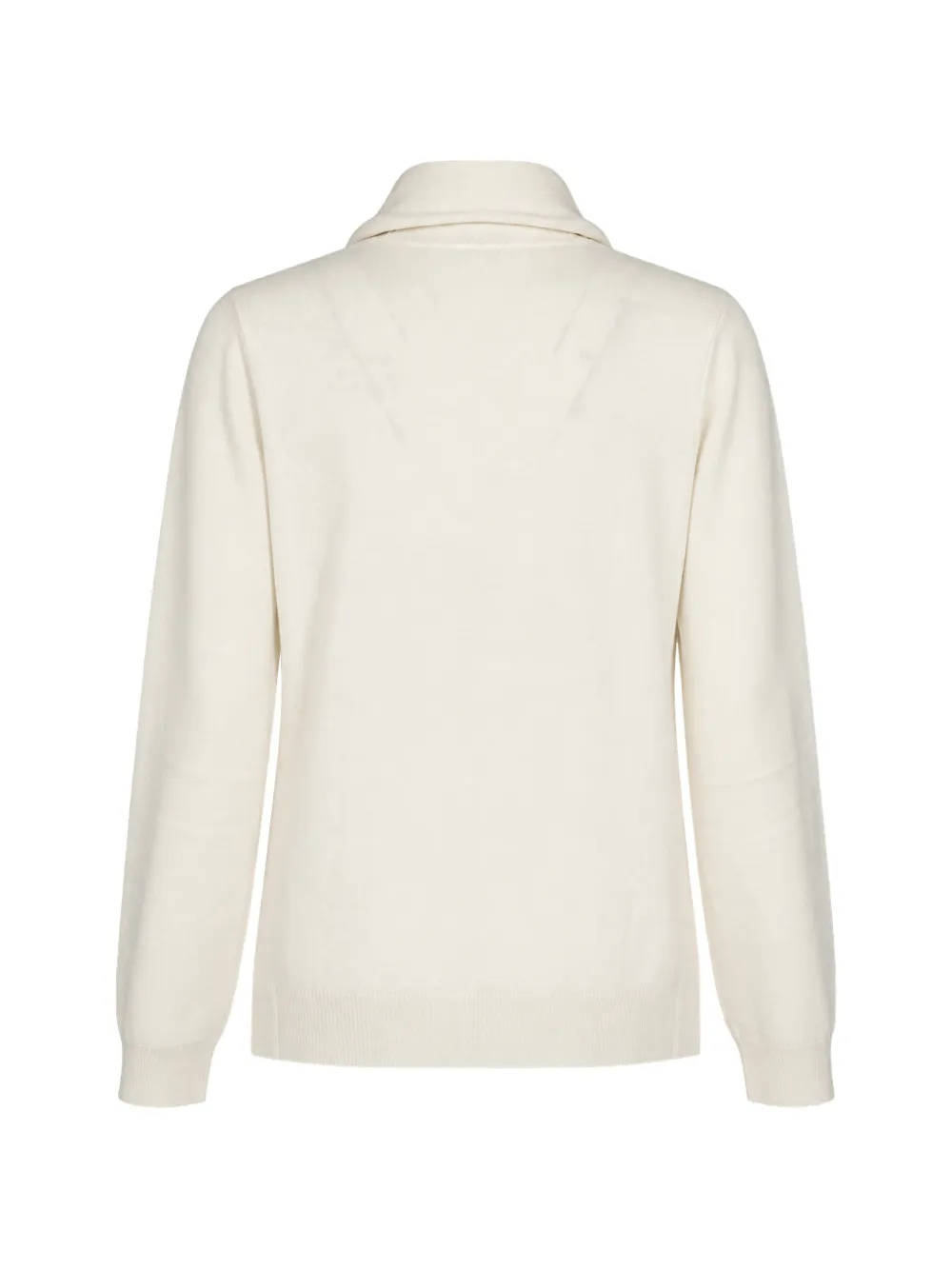 Fabiana Filippi scarf-detail sweater Wit