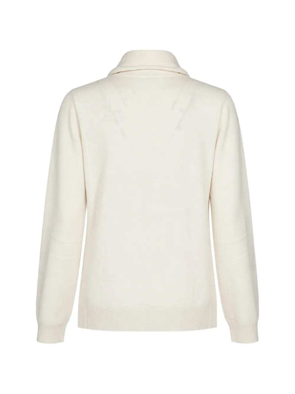 Fabiana Filippi scarf-detail sweater Wit