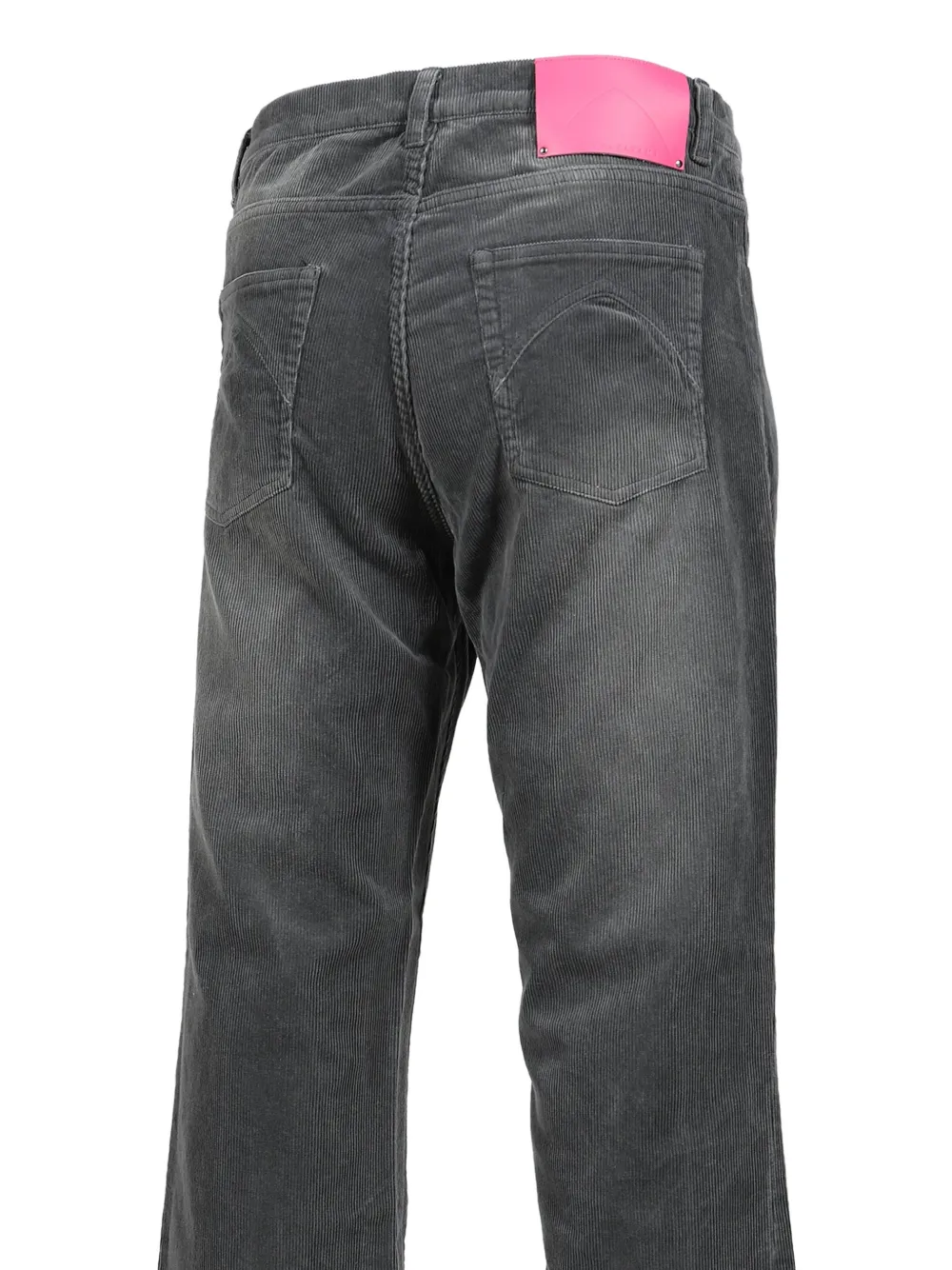 JUN NAKAYAMA lace-up flared jeans Grijs