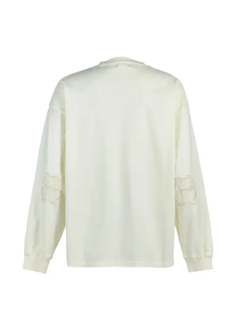 BREATH logo-embroidered long-sleeve T-shirt