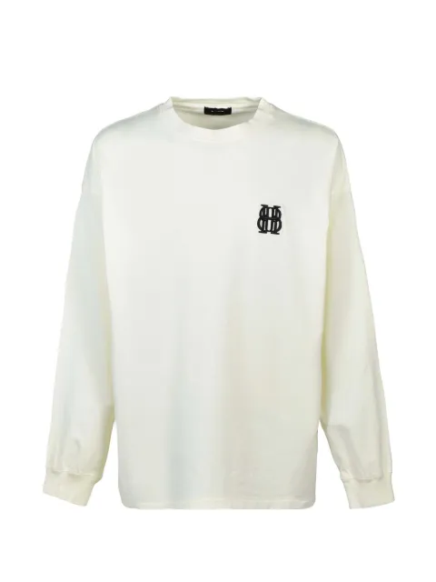BREATH logo-embroidered long-sleeve T-shirt