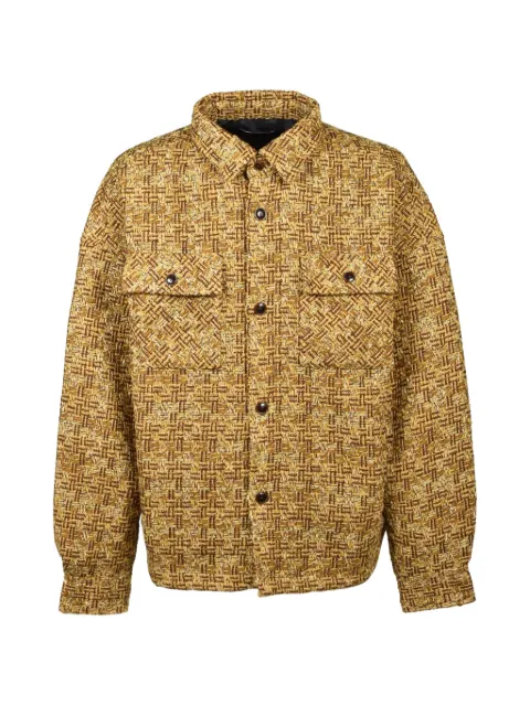 BREATH tweed overshirt