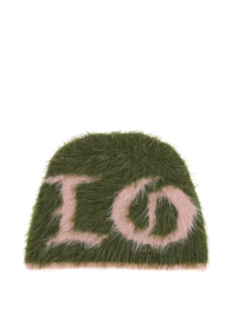 JUN/NAKAYAMA brushed-effect faux-fur beanie hat