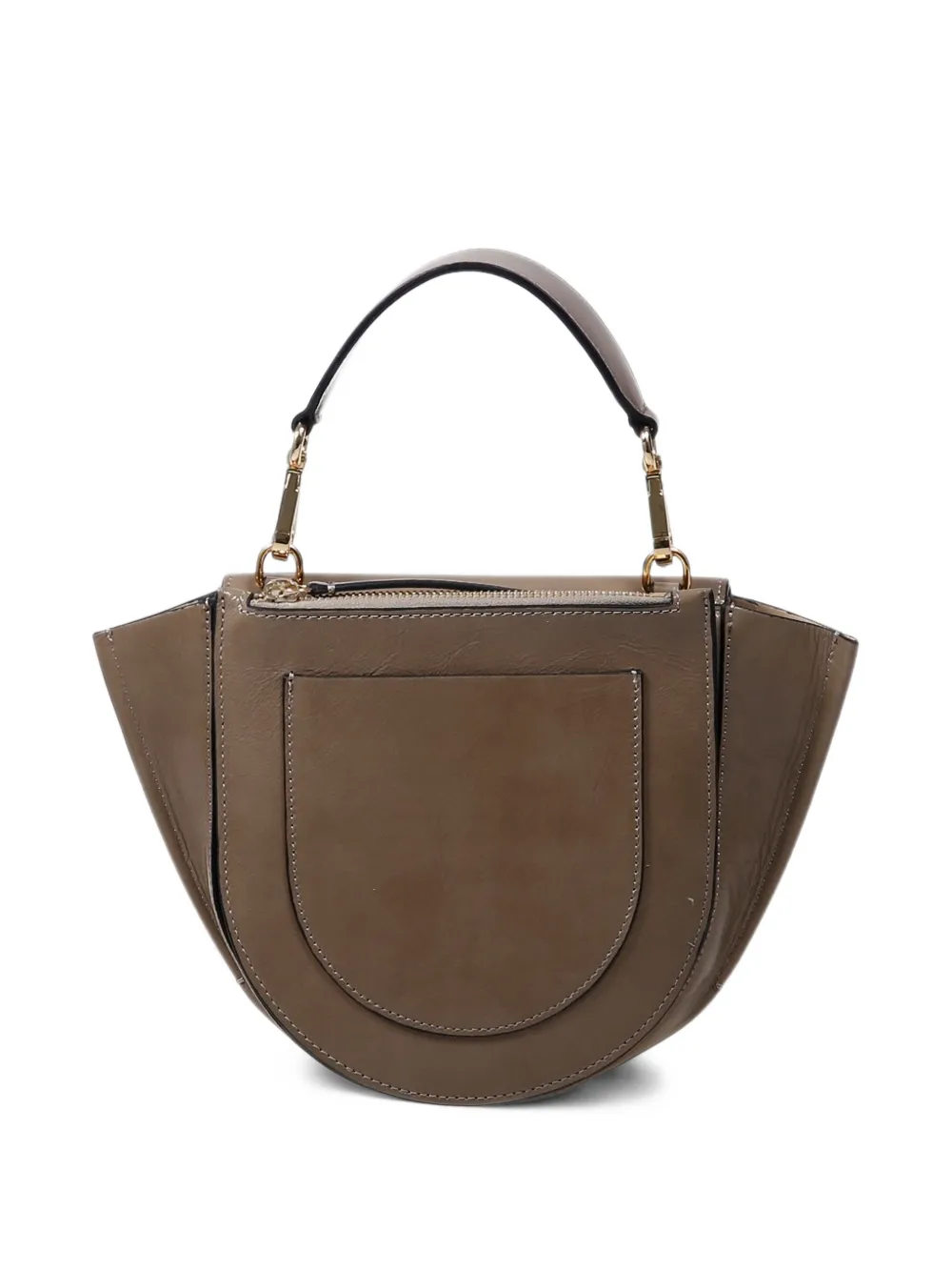 Wandler Hortensia leather tote bag Bruin