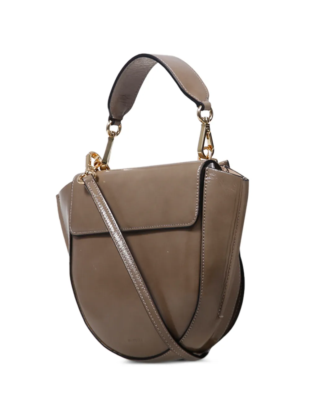 Wandler Hortensia leather tote bag Bruin