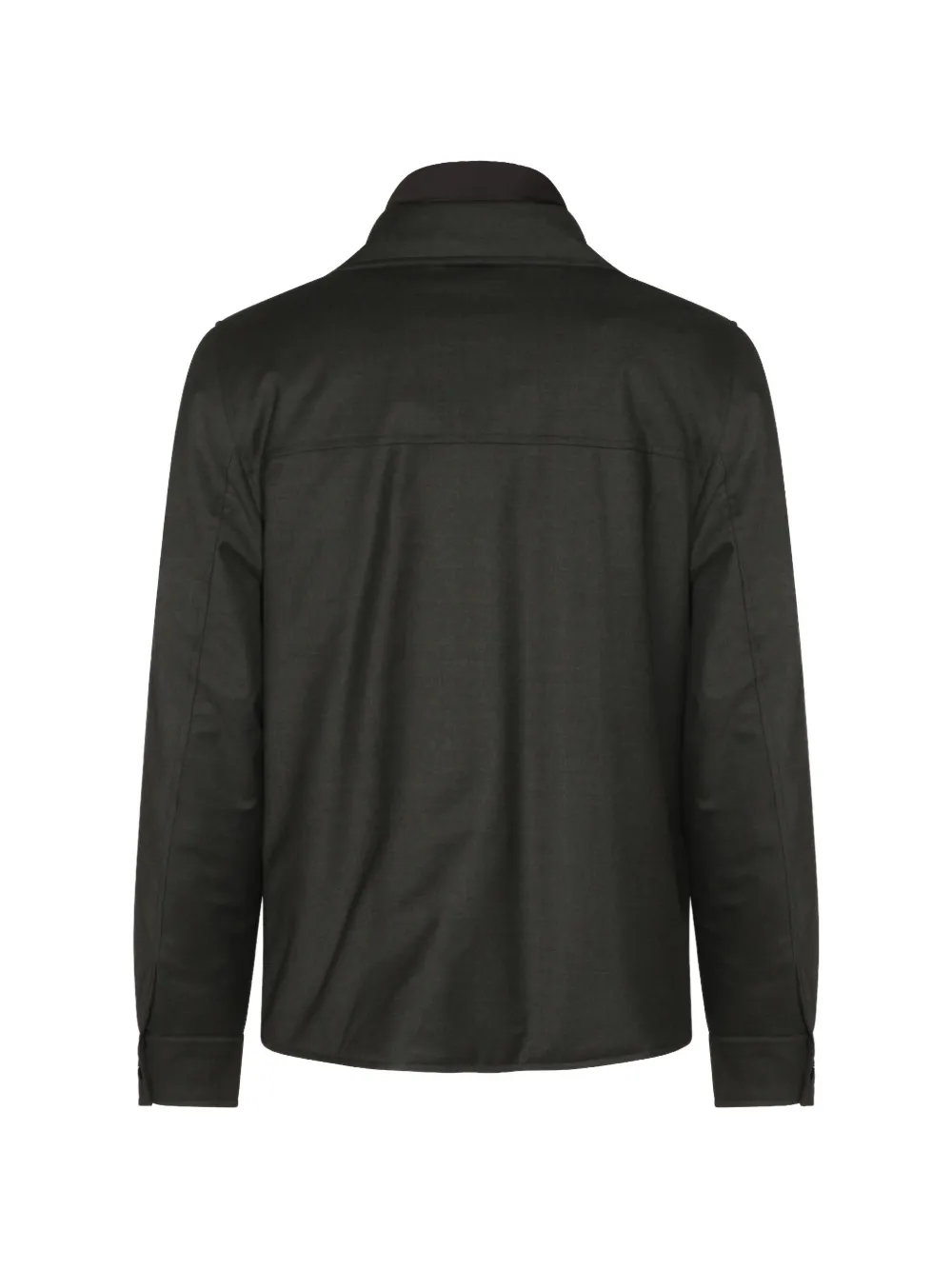 Moorer button-up cashmere jacket Groen