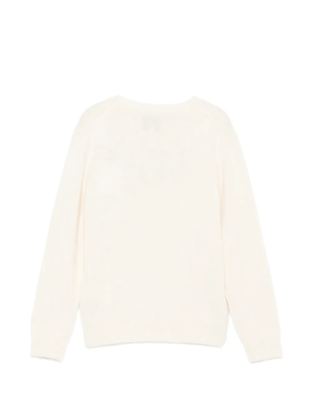 MC2 Saint Barth Kids Princess intarsia-knit sweater Beige