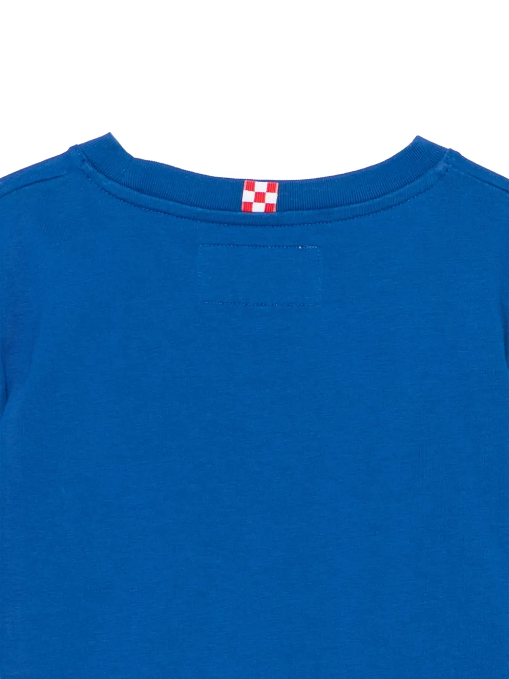 MC2 Saint Barth Kids Luton JR slogan-print long-sleeve top Blauw
