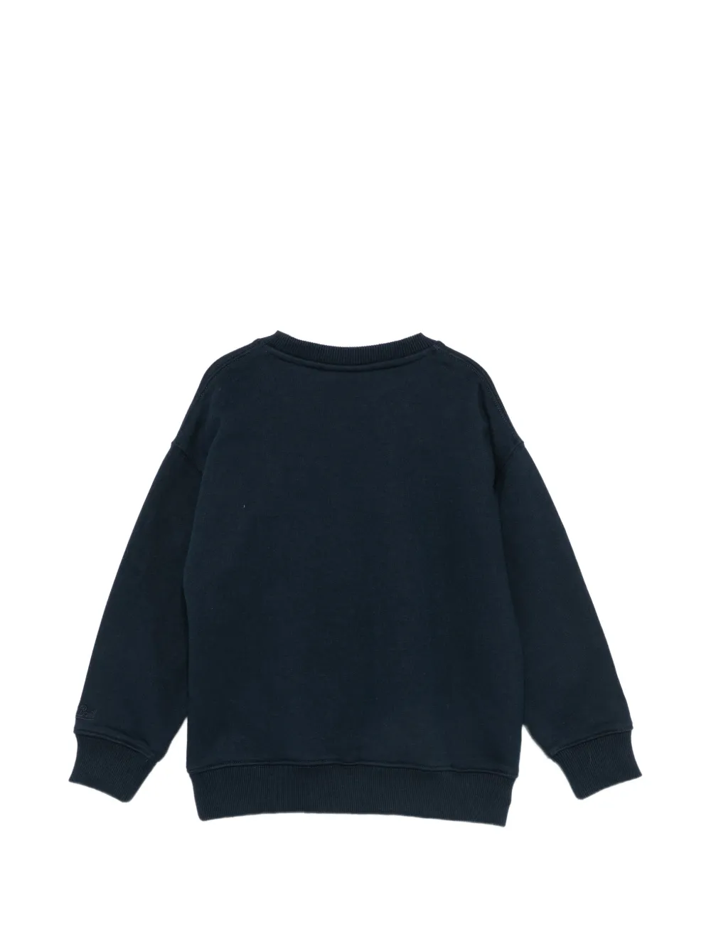 MC2 Saint Barth Kids Briony W bear-patchwork sweater Blauw