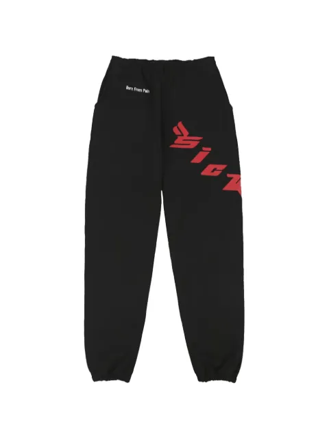 Sicko Pain logo-print track pants