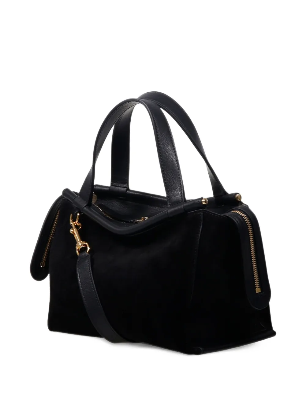 Wandler suede tote bag Zwart