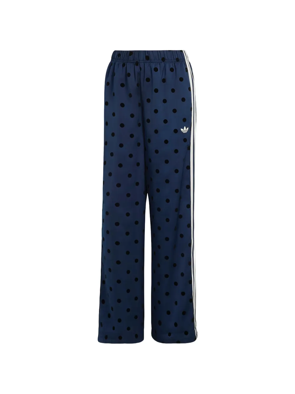 adidas polka-dot track pants - Blau