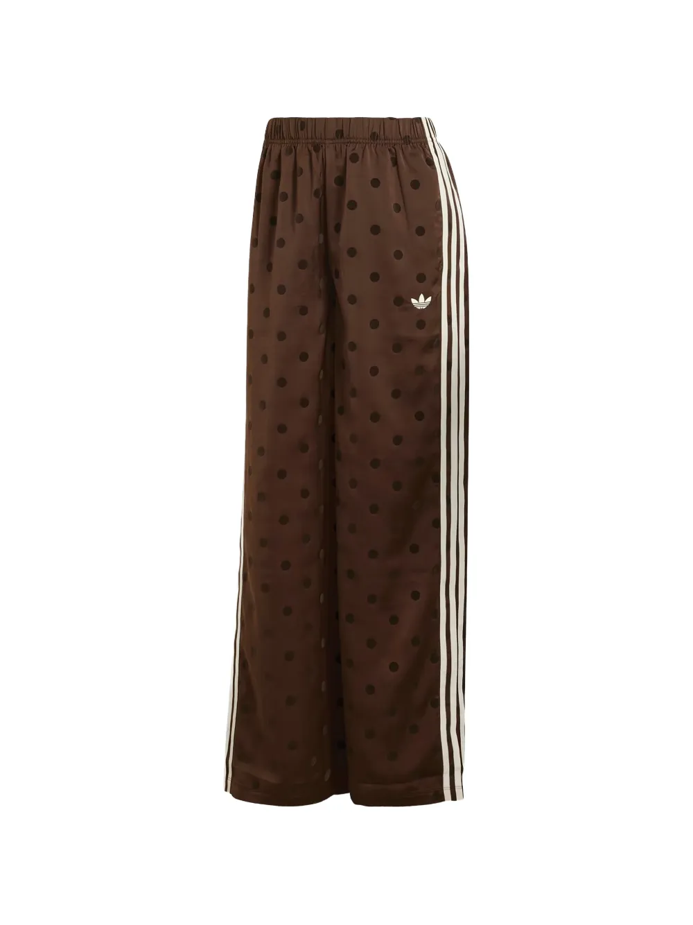 adidas polka-dot track pants - Braun