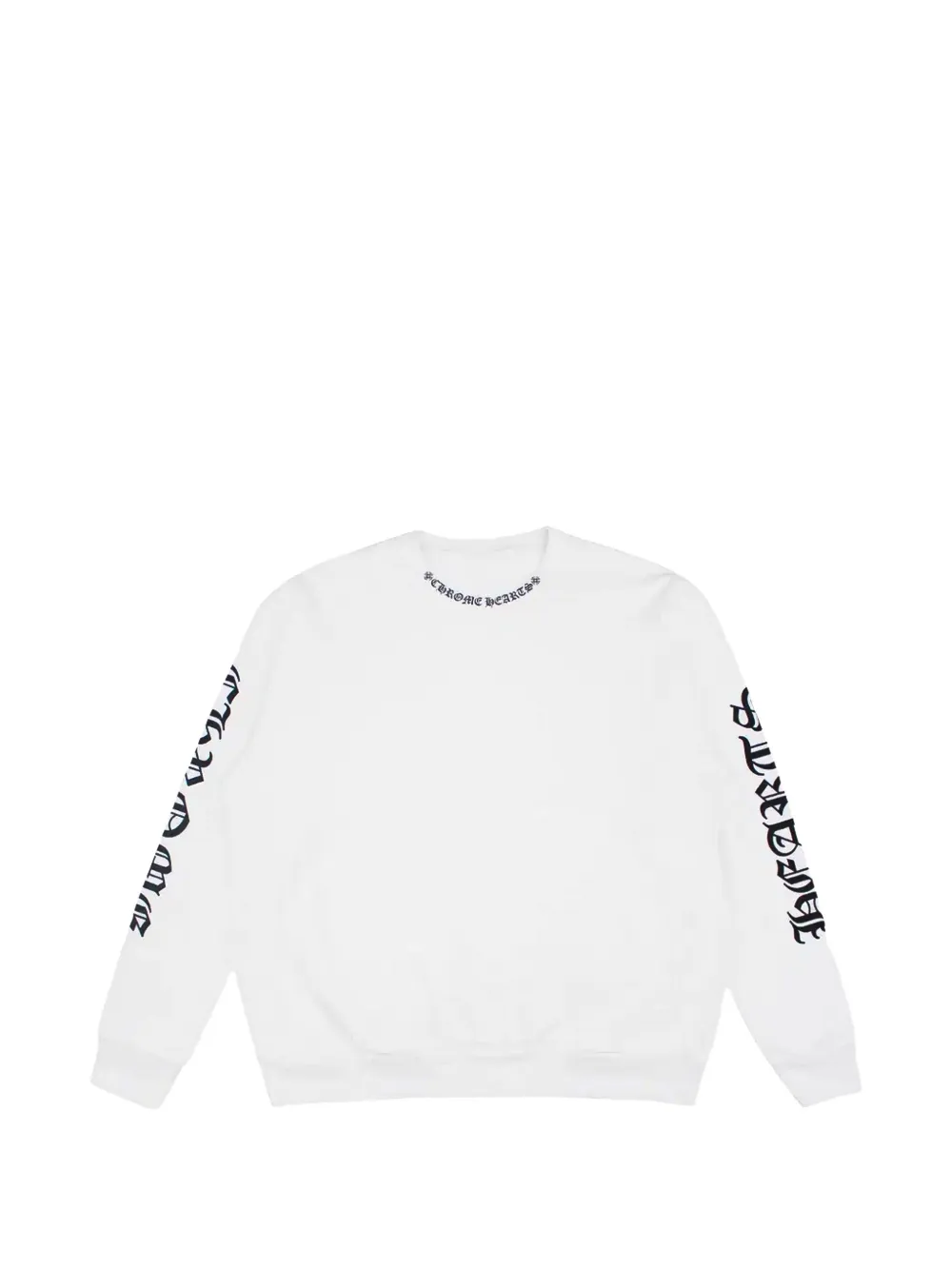 Chrome Hearts logo-print sweatshirt - Bianco
