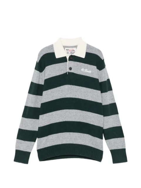 MC2 Saint Barth Kids stribet Romeo poloshirt