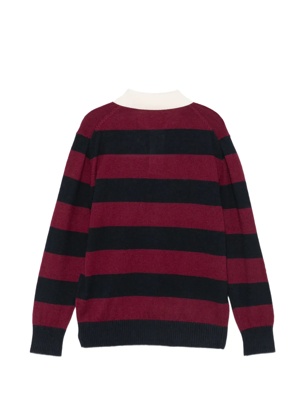 MC2 Saint Barth Kids Romeo striped polo shirt Rood