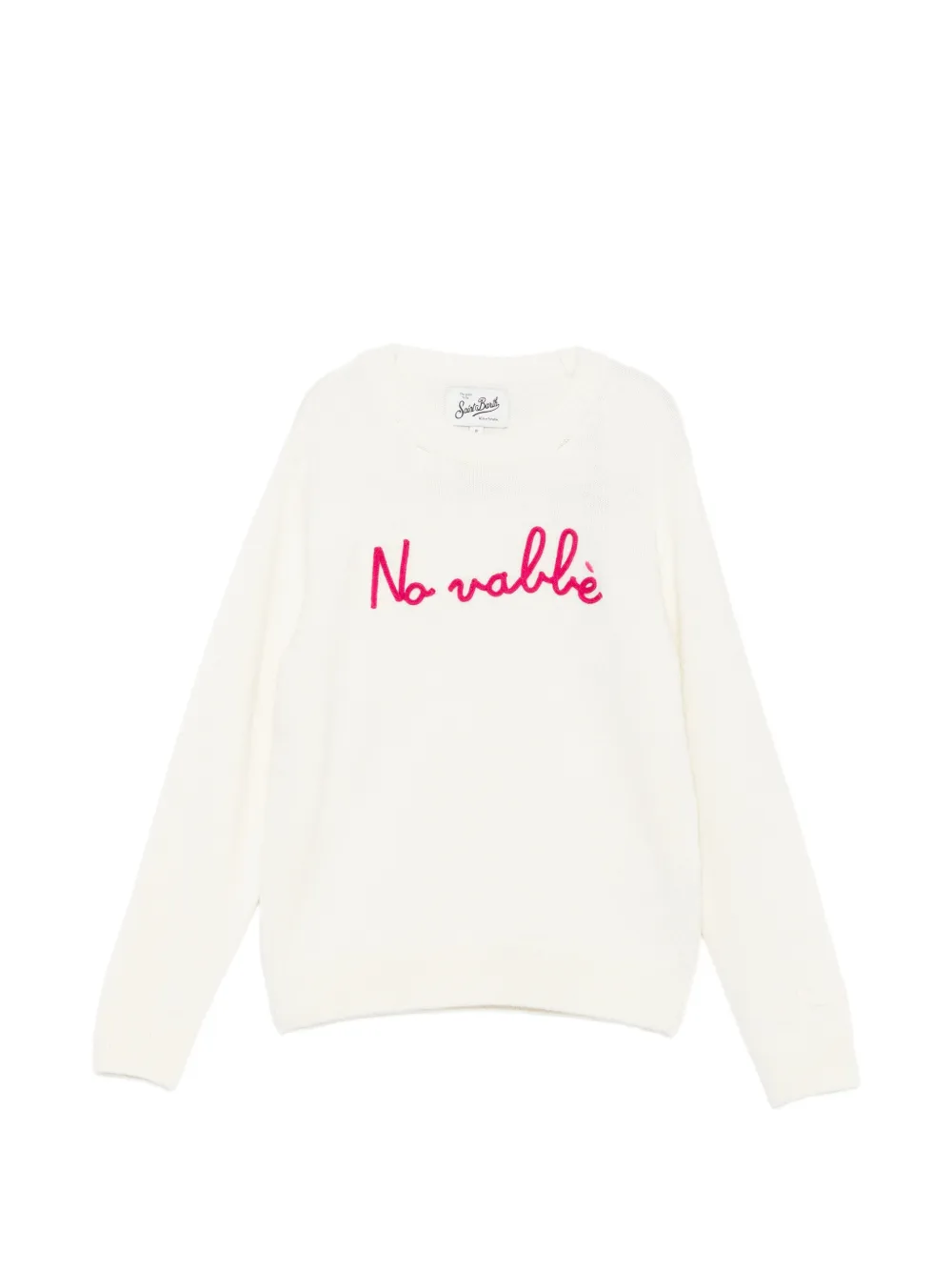 MC2 Saint Barth Kids Princess embroidered-logo sweater Beige