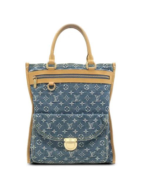 Louis Vuitton Pre-Owned 2000-2026 Monogram Denim Sac Plat tote bag