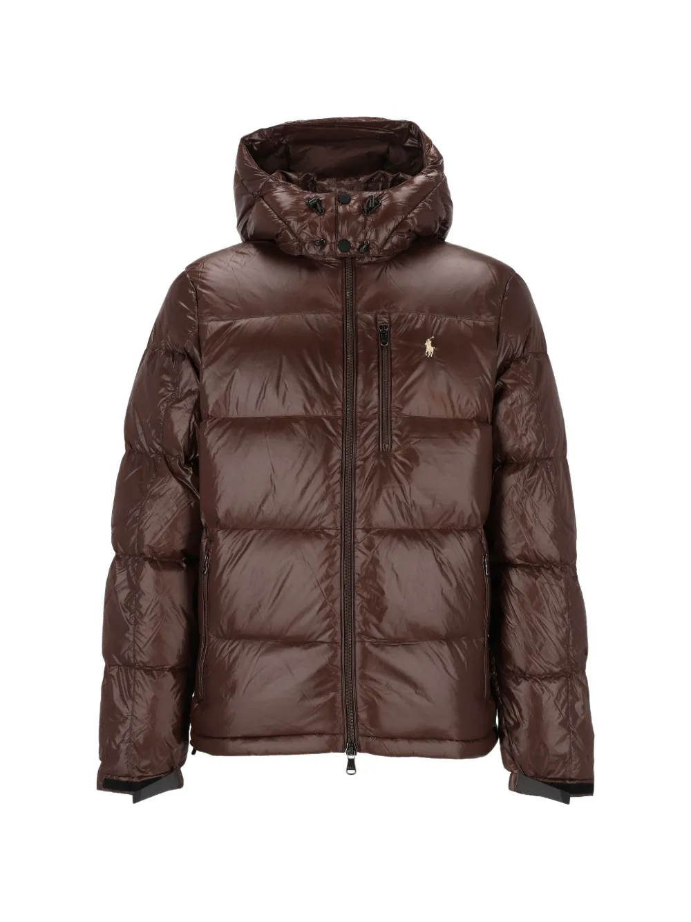 Polo Ralph Lauren quilted hooded jacket - Brown