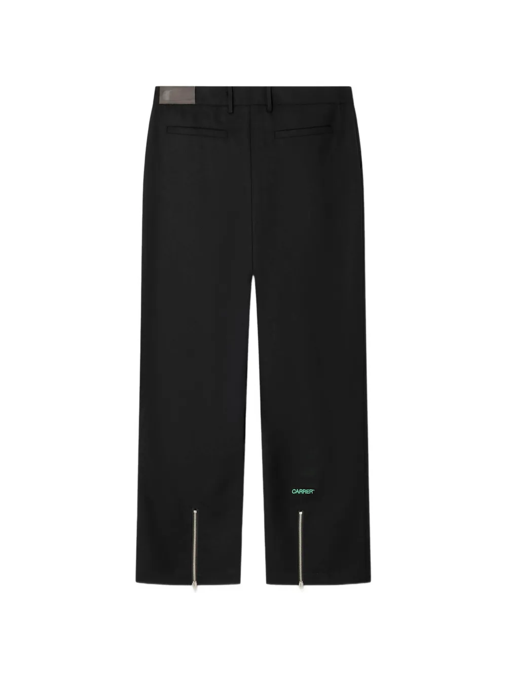 Carrera Bond zip-detail wool trousers Zwart