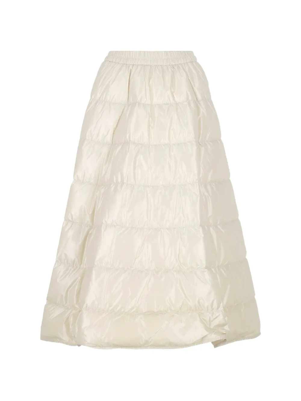 Moncler A-Line down midi skirt Beige