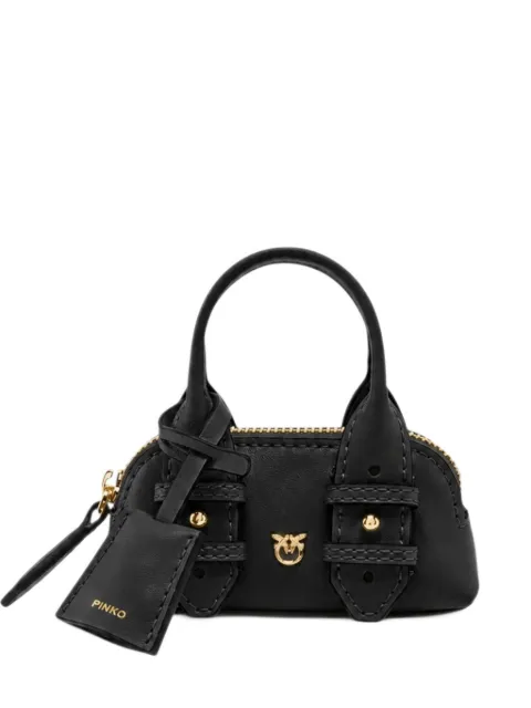 PINKO Nano Escape leather tote bag