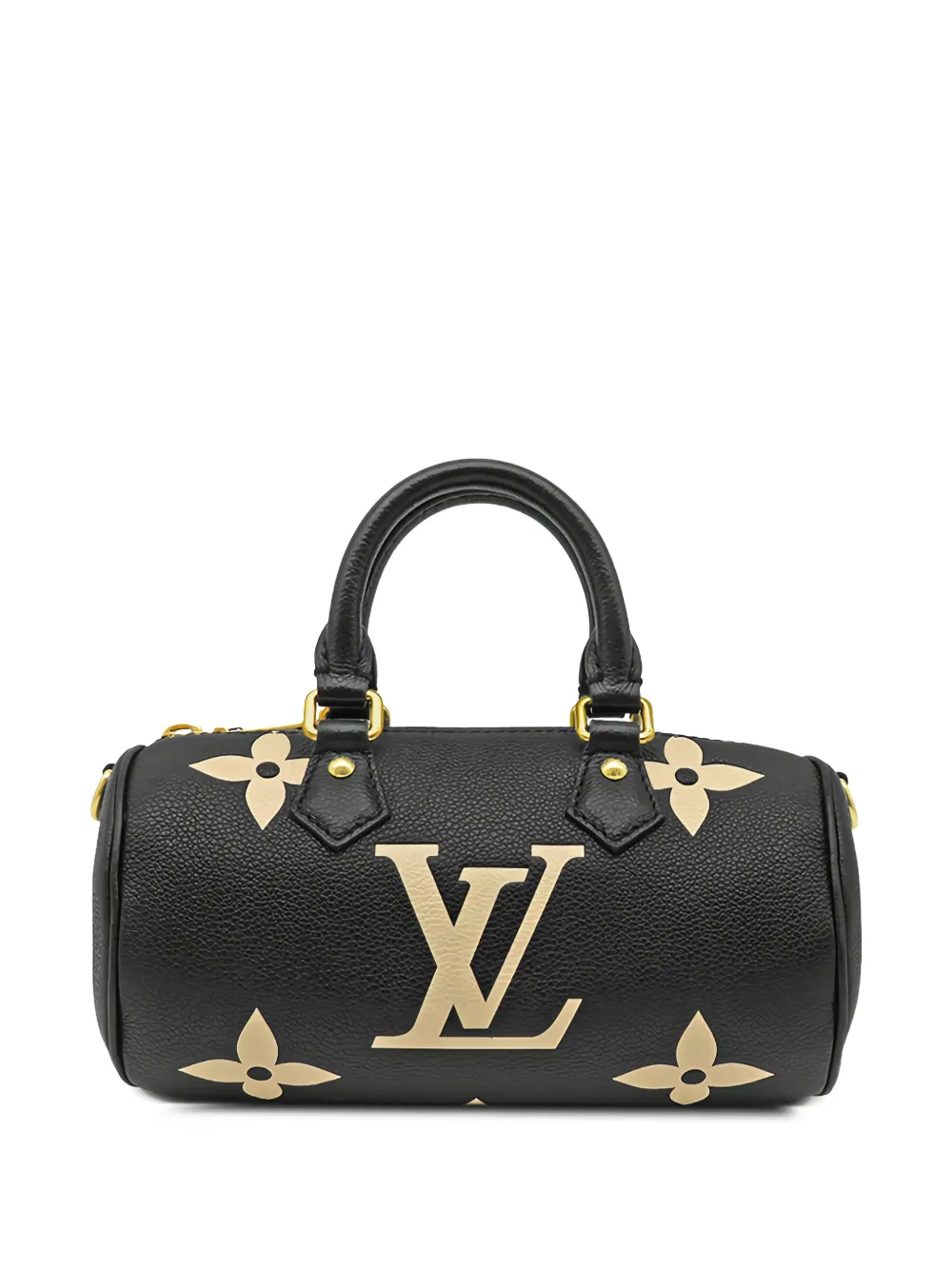 Louis Vuitton Pre-Owned 2021-2026 Bicolor Monogram Empreinte Giant Papillon BB satchel - Black