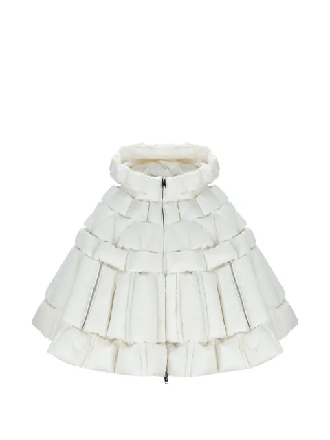 RAXXY quilted hooded cape
