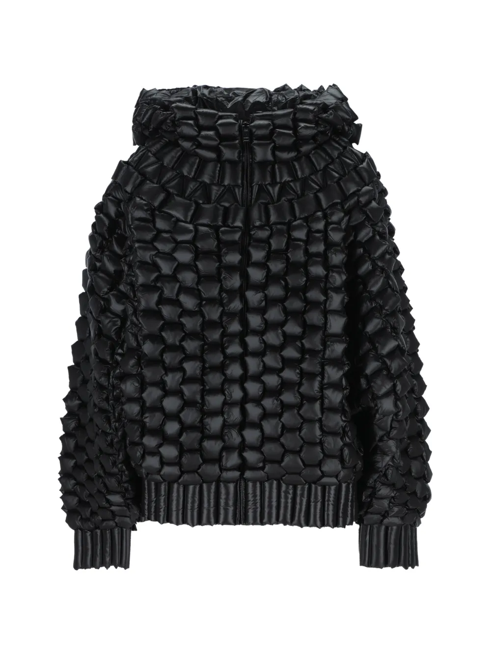 RAXXY quilted hooded puffer jacket - Schwarz