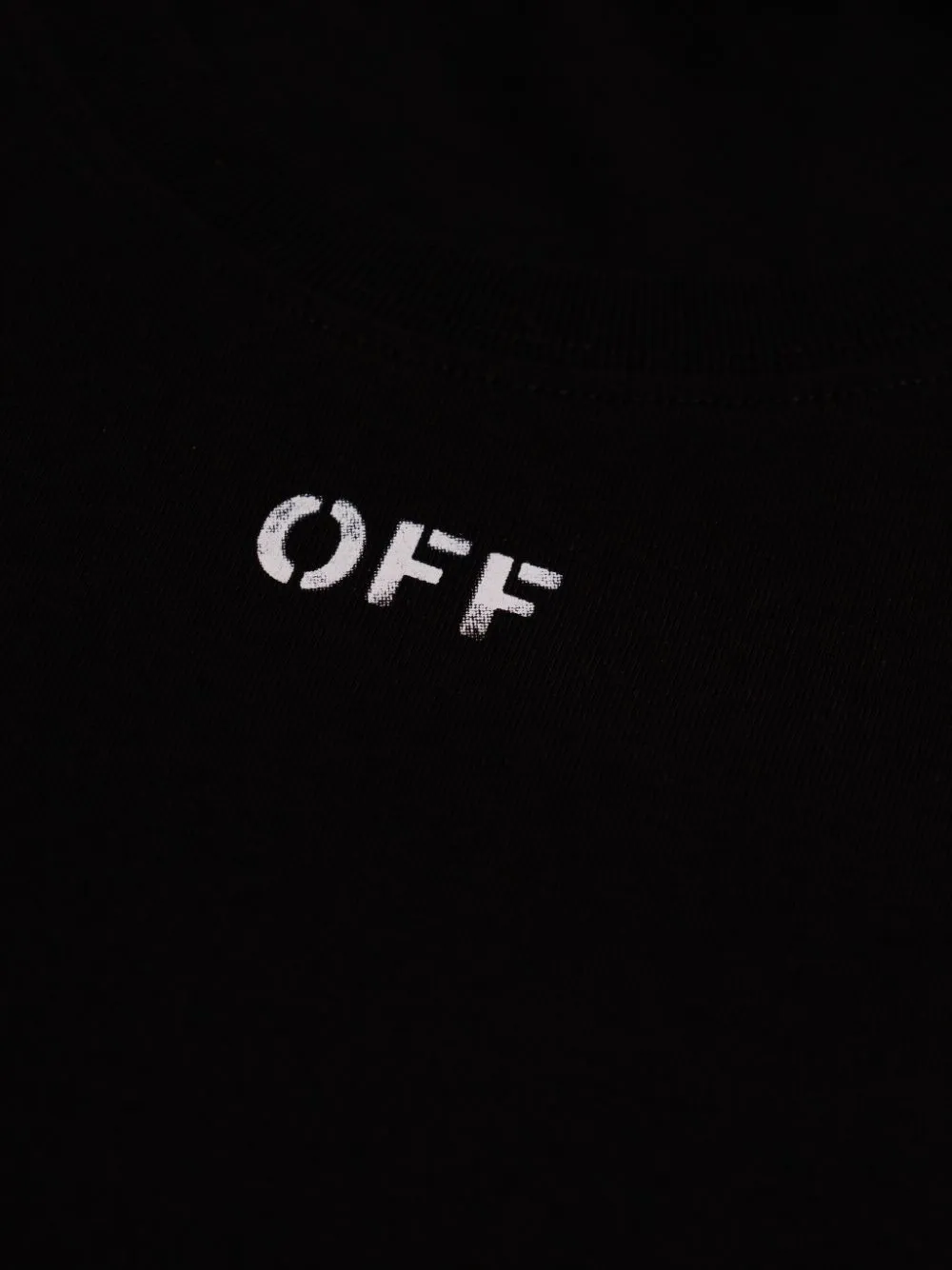 Off-White Kids Arrows-print T-shirt Zwart