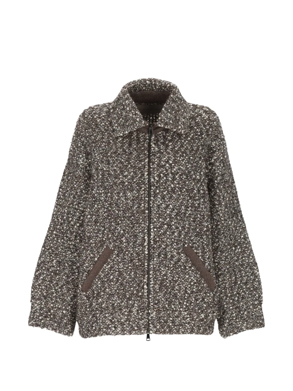 D Exterior Sequin-embellished Boucle Jacket In Multi
