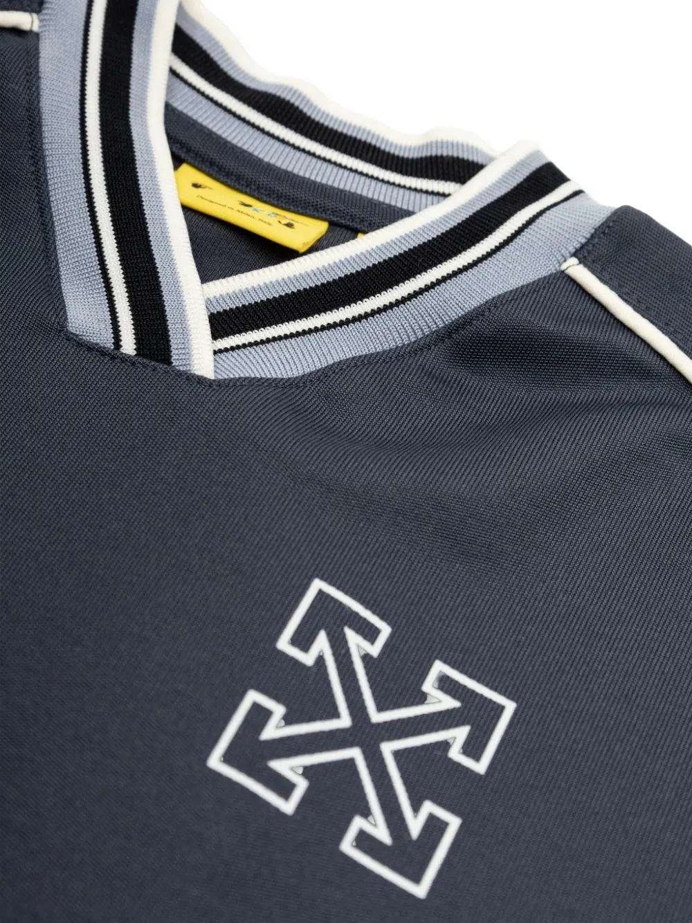 Off-White Kids Arrow print T-shirt Blauw