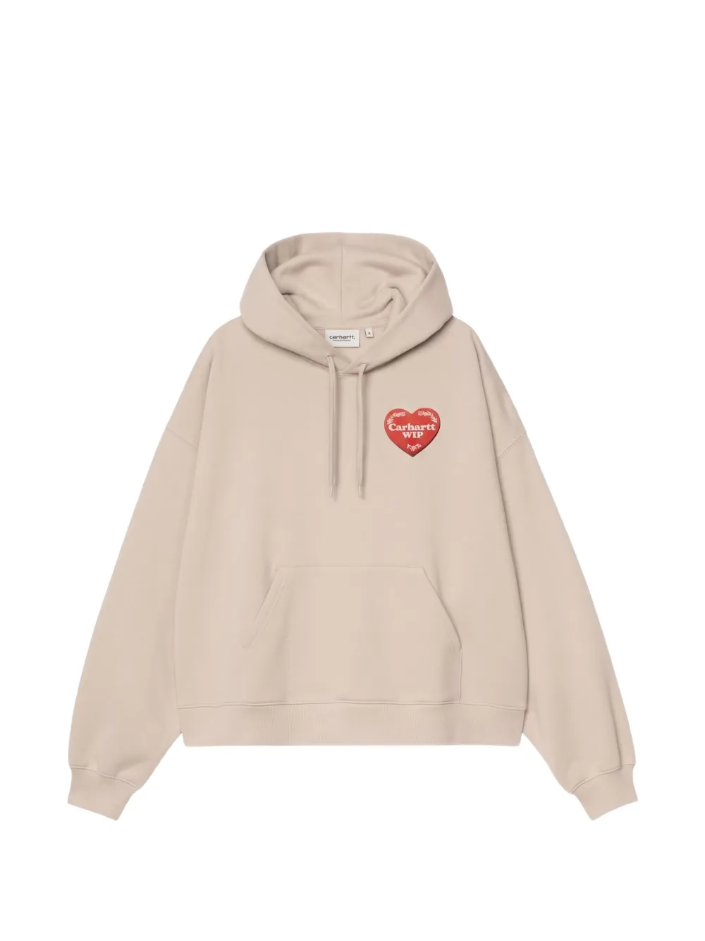 Carhartt WIP Hartt Case sweater met capuchon Beige