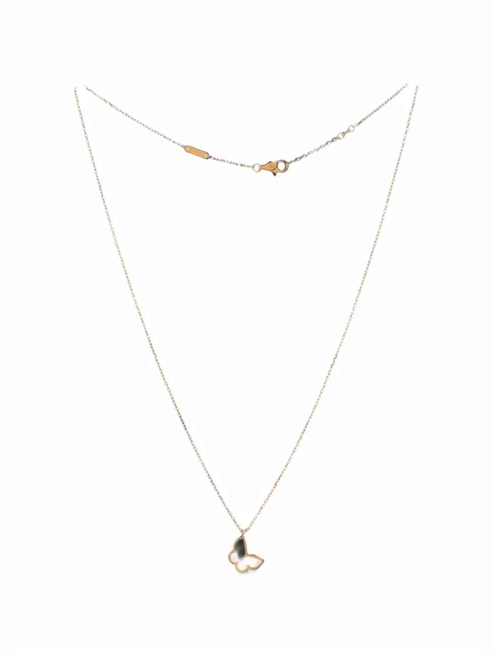 Van Cleef & Arpels Pre-Owned Collana con pendente Sweet Alhambra in oro giallo 18 carati e madreperla